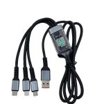 کابل شارژ 3 به 1 مدل TDA-218
