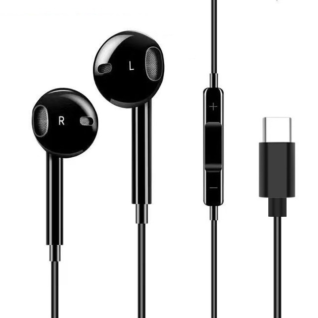 هندزفری سیمی مدل EarPods دو رابط Type-C و جک ۳.۵ میلیمتری