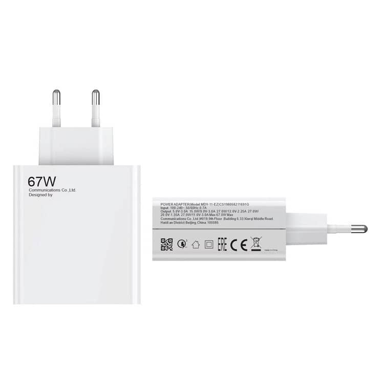 آداپتور فست شارژ شیائومی مدل 120W / 67W / 55W / 33W 10 آداپتور فست شارژ شیائومی مدل 120W / 67W / 55W / 33W