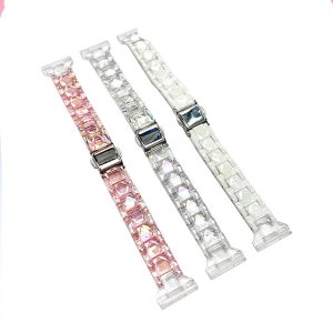 بند ساعت زنانه هولوگرامی براق و مدرن