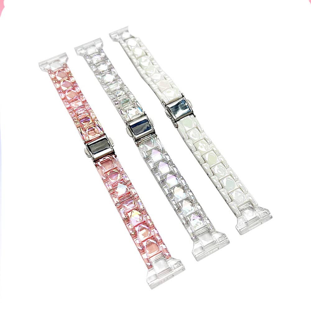 بند ساعت زنانه هولوگرامی براق و مدرن