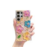 قاب موبایل طرح گل های رنگارنگ