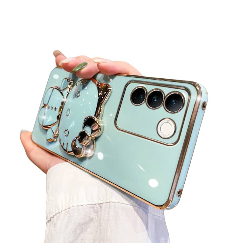 قاب موبایل هلو کیتی آینهای با استند