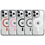 قاب موبایل شفاف آیفون مگ‌ سیف‌ دار