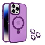 قاب موبایل استند شو مگ سیف‌ دار با محافظ لنز دوربین