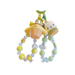 جا کلیدی سیلیکونی نگینی کرومی