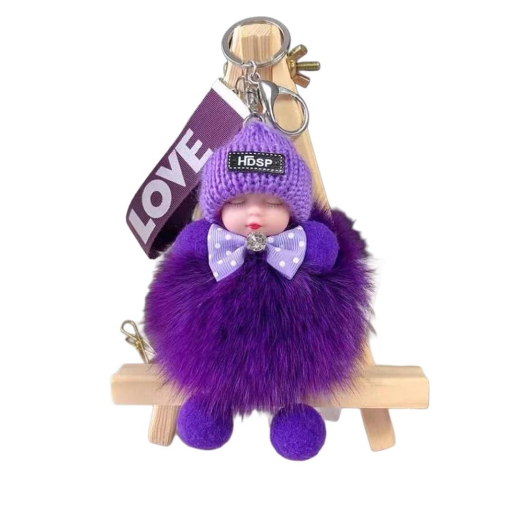 جاکلیدی عروسکی طرح نوزاد پشمالو