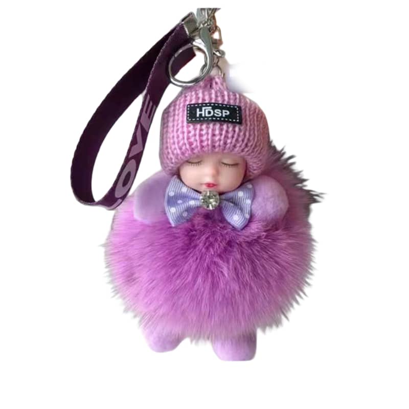 جاکلیدی عروسکی طرح نوزاد پشمالو