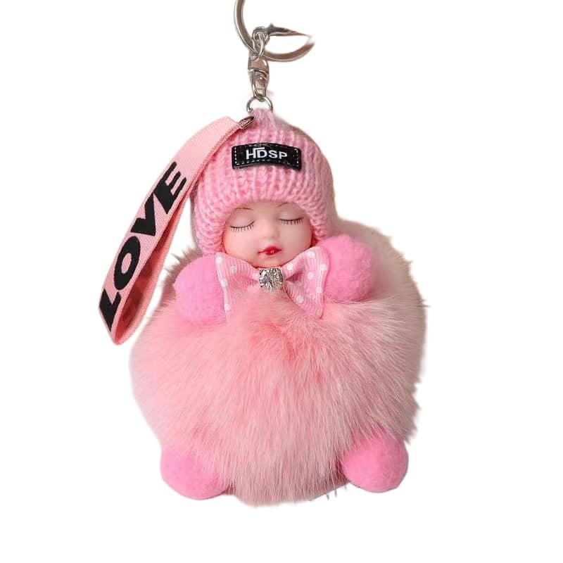 جا کلیدی عروسکی طرح نوزاد پشمالو