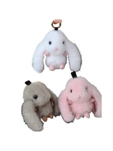 آویز عروسکی خرگوش پشمالو 4 آویز عروسکی خرگوش پشمالو