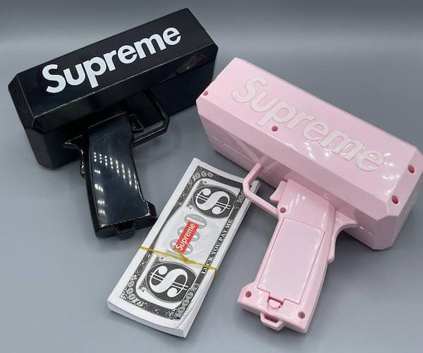 تفنگ پرتاب پول Supreme مدل Money Gun
