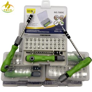 مجموعه پیچ‌گوشتی حرفه‌ای ۳۲ عددی مدل 7089C