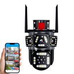 دوربین سیمکارتی سه لنزه چرخشی