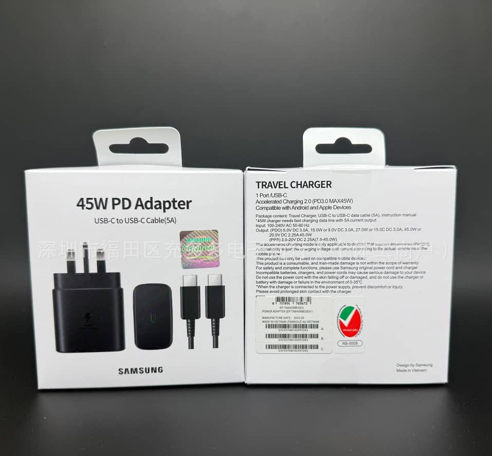 شارژر سامسونگ 45 وات اورجینال